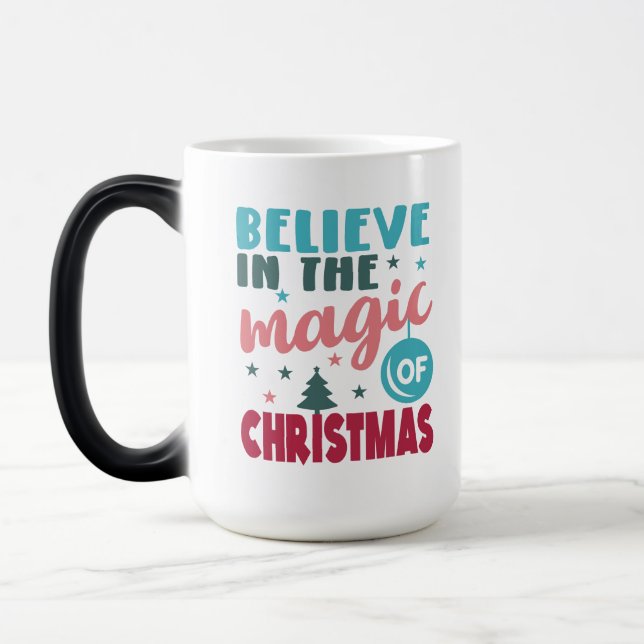 Caneca Mágica Acredite na Mágica do Natal (Esquerda)