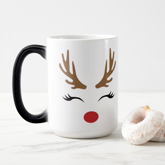 Caneca Mágica Acredite no Natal, Coffee Mug (Com Donut)