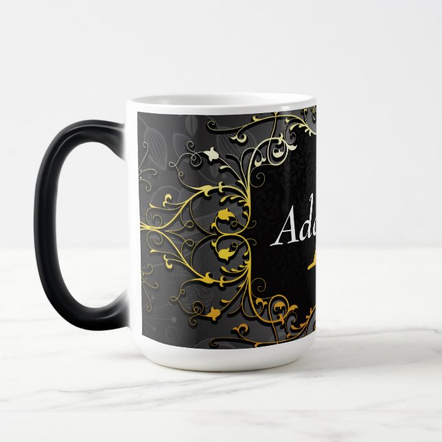 Caneca Mágica Adicione seu nome e inicial (Esquerda)