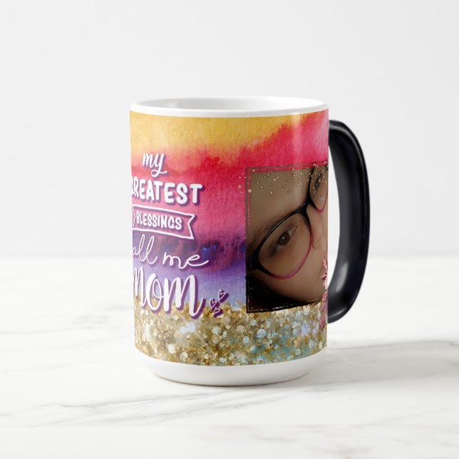 Caneca Mágica Adicione suas fotos - Mug (Frente Esquerda)