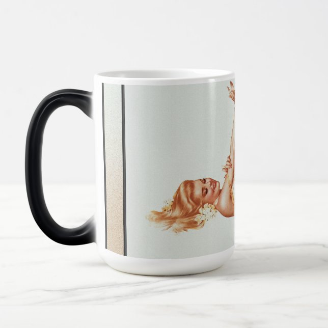 Caneca Mágica Admiração de Arte Rapariga de Alberto Vargas (Esquerda)