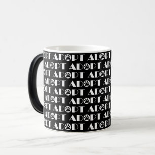 Caneca Mágica Adote cachorro de patas