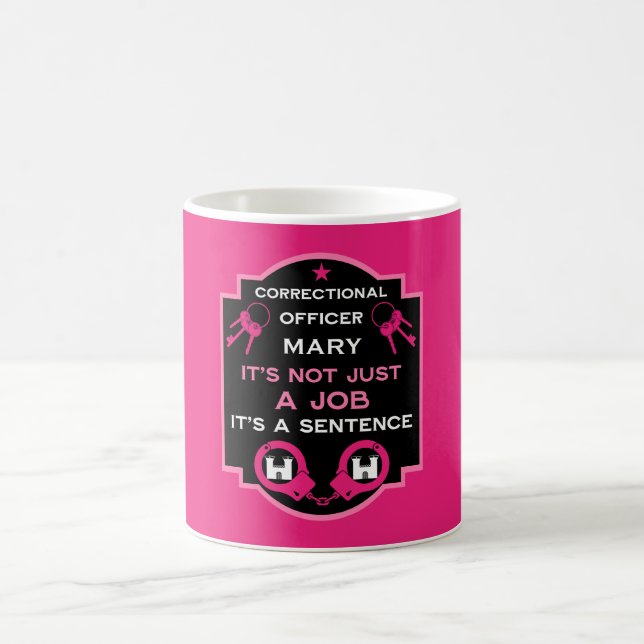 Caneca Mágica Agente de Correção da Prisão (Centro)