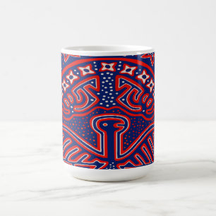 Caneca Mágica Águia Democrata Patriota dos EUA