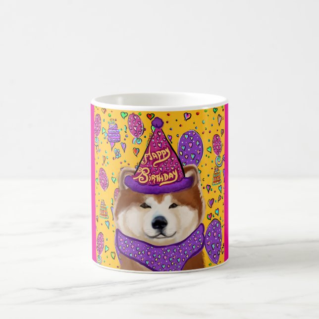 CANECA MÁGICA AKITA DOG (Centro)