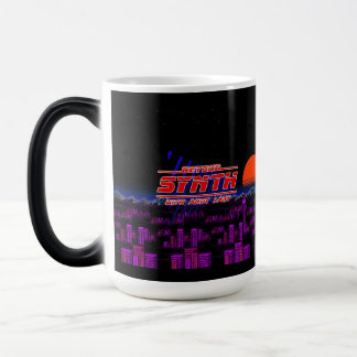 Caneca Mágica Além do Synth 8 Bit Mug