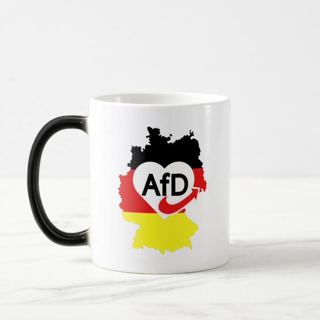 Caneca Mágica Alemanha Pro AFD | Alternativo de borra (Esquerda)