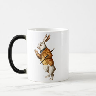 Caneca Mágica   Alice no País das Maravilhas - Coelho Branco