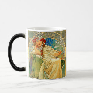 Caneca Mágica Alphonse Mucha Art Nouveau Princess Hyacinth