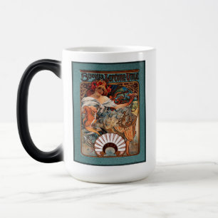 Caneca Mágica Alphonse Mucha Biscuits Lefevre-Utile Speckled
