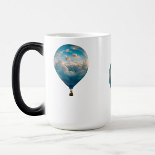 Caneca Mágica Alturas em Crise: Mug de Aventura de Balão de Ar Q