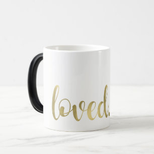 Caneca Mágica Amado. Tipografia de Letra Modernas e Tendências T