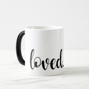 Caneca Mágica Amado. Tipografia Moderna e Tendência de Tipo