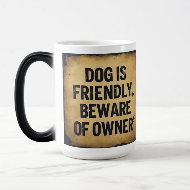 Caneca Mágica Amantes de cães  (Esquerda)