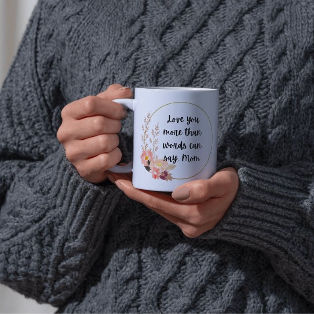 Caneca Mágica Amo-te mãe, Dia de as mães moderno (Criador carregado)