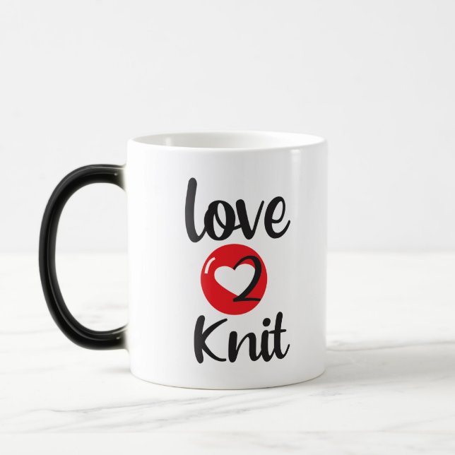 Caneca Mágica amor 2 Knit (Esquerda)