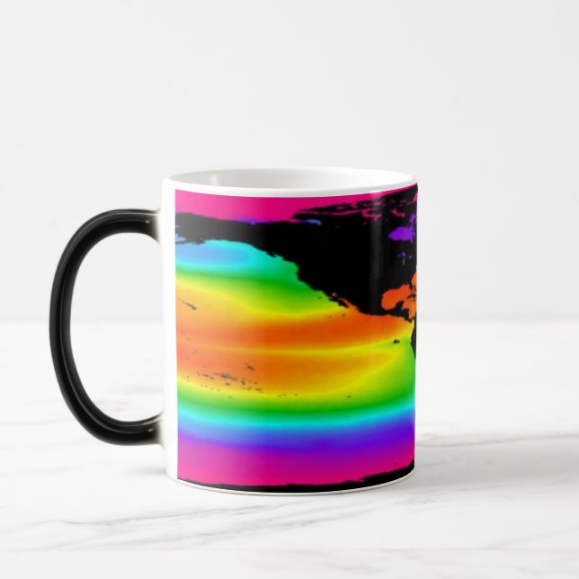 Caneca Mágica Amor Morphing do mundo (Esquerda)