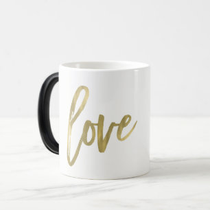 Caneca Mágica Amor Tipografia Moderna Tendente ao Script Tipo Ou