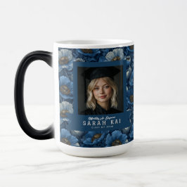 Caneca Mágica Anêmonas Modernas Padrão Turma Graduada