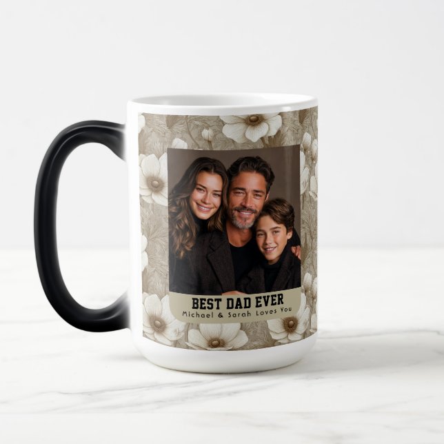 Caneca Mágica Anêmonas Presente para Pai/Madrasta (Esquerda)