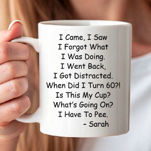 Caneca Mágica Aniversário engraçado do avô aos 60 anos