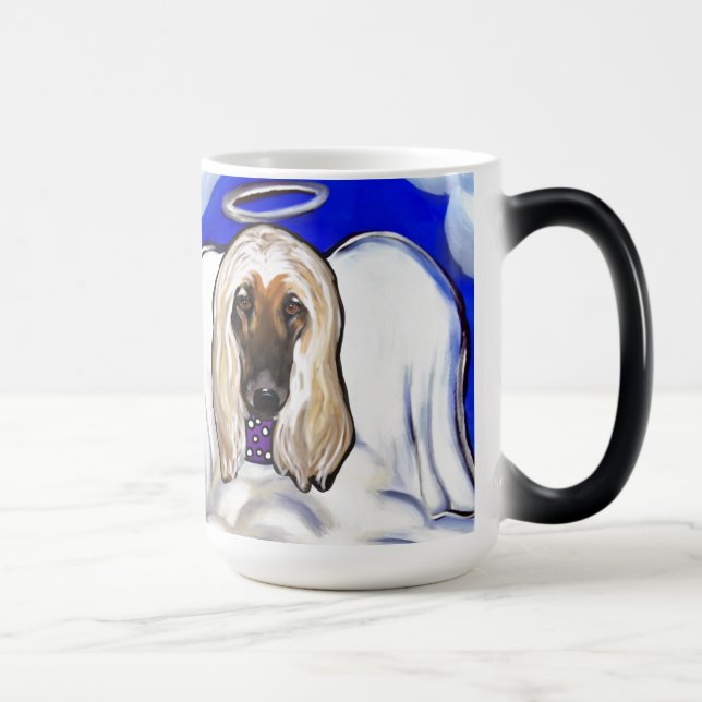 Caneca Mágica Anjo Afghan Hound (Direita)