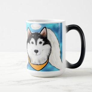 Caneca Mágica Anjo do Malamute do Alasca