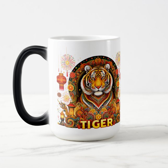Caneca Mágica Ano do Tiger Mug (Esquerda)