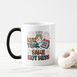 Caneca Mágica Ano Novo, Mesma Bagunça (Divertido Ano Novo 2026)