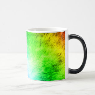 Caneca Mágica Arco-íris peludo