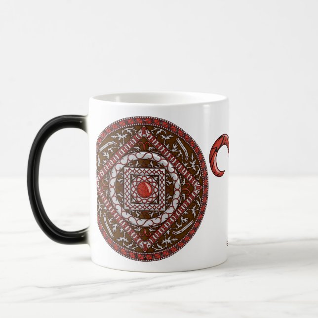 Caneca Mágica Aries Mandala Mug (Esquerda)