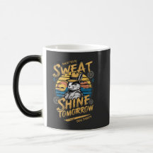 Arte de Motivação de Treino de Coelho Vintage