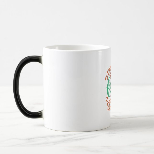 Caneca Mágica Arte De Pesca Eu Vou Pescar Com Pai (Esquerda)