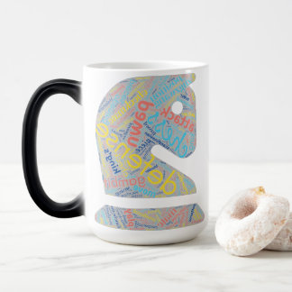 Caneca Mágica Arte de xadrez e termos de estratégia