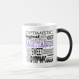 Caneca Mágica Arte do metro do Sagitário