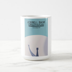 Caneca Mágica Arte espacial do Observatório Jodrell Bank.