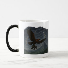 Caneca Mágica Arte Fantástica de Elefante de Carregando Gelado-O