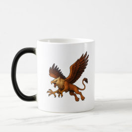 Caneca Mágica Arte Fantástica do Ouro Griffin Mythology