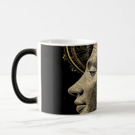 Caneca Mágica Arte Moderna Silhueta da Nefertiti