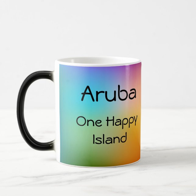 Caneca Mágica Aruba One Happy Island Mug (Esquerda)