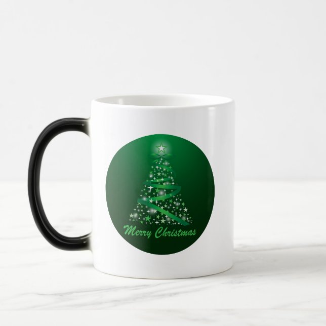 Caneca Mágica Árvore de Natal com Brilho (Esquerda)