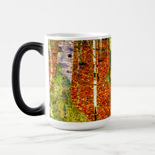 Caneca Mágica Árvores de Bétula de Gustav Klimt