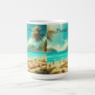 Caneca Mágica As praias são paraísos serenos