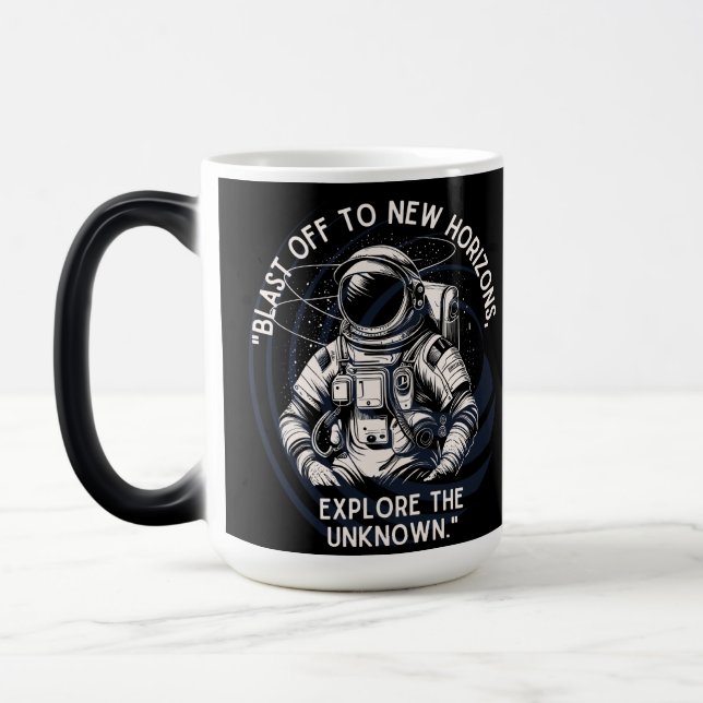 CANECA MÁGICA ASTRONAUTA (Esquerda)