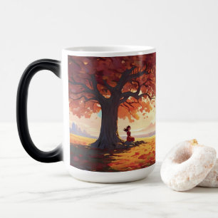 Caneca Mágica Autumn Tree Prayer Girl