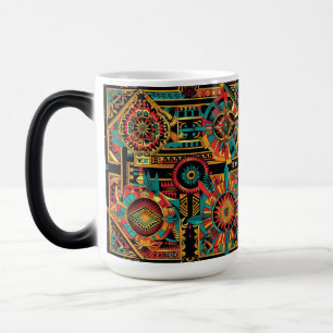 Caneca Mágica "Aztec Dream" Ceruliano 444 ml de Morphing Mug
