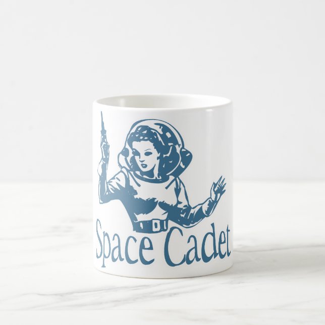 Caneca Mágica Azul do cadete do espaço (Centro)