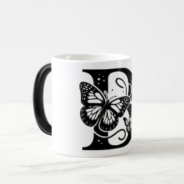 Caneca Mágica B Alphabet black butterfly