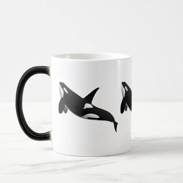 Caneca Mágica Baleia de assassino, orca do Orcinus (Esquerda)