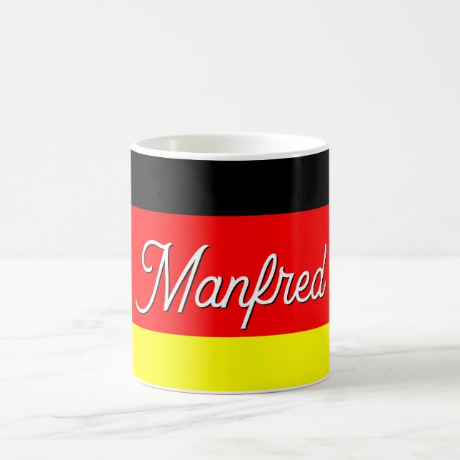 Caneca Mágica Bandeira Alemã Personalizada (Centro)
